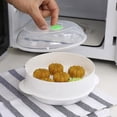 thumbnail image 4 of Double Tier Microwave Food Steamer Bpa Free Cookware Cooking Pot Veggies Seafood Steamer, 4 of 6