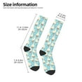 thumbnail image 5 of Balery White Geese And Flower Fun Novelty Socks Men'S Women'S Crew Socks Funny Crazy Novelty Socks Quirky And Cool Socks, 5 of 9
