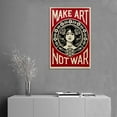 thumbnail image 5 of Shepard FAIREY Dit OBEY (1970) - Make Art Not War Print Photo Art Painting Canvas Poster Home Decorative Bedroom Modern Decor Posters Gifts 12x18inch(30x45cm), 5 of 6