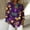 *Purple 09, variant on ClodeEU Womens Carnival Print Long Sleeve Shirt, Button Down Casual Holiday Top Purple 09,Womens Plus XL