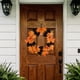 thumbnail image 4 of Guirnalda de puerta de entrada de otoño de arce de Halloween pulgadas, de arce artificial, murciélagos, vides, puerta colgante para la de Halloween, Magideal Guirnalda de puerta de entrada de otoño, 4 of 7