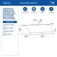 thumbnail image 3 of Streamline 30 in. Magione Ducted Undermount 406 CFM Range Hood in Brushed Stainless Steel with Baffle Filters, Touchpad Control, LED Lights, 3 of 9