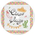 thumbnail image 1 of FMSHPON Mexico Cactus Chili Xmas Christmas Tree Skirt Stand Mat for Holiday Party Decoration Indoor Outdoor 48 inches, 1 of 6