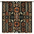 thumbnail image 3 of African Geometric Curtains, Tribal Ethnic Abstract Aboriginal Theme Window Treatments, Blackout Curtains for Bedroom Living Room 26"W x 63"L (Pack of 2), 3 of 6