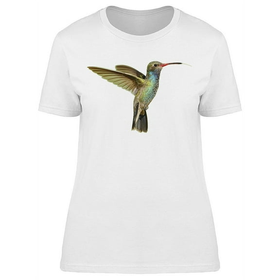 Amazing Broad-billed Hummingbird T-Shirt Women -Image by Shutterstock, Female XX-Large