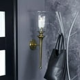 thumbnail image 2 of DecMode Gold Aluminum Metal Wall Sconce with Glass Holder, 2 of 7