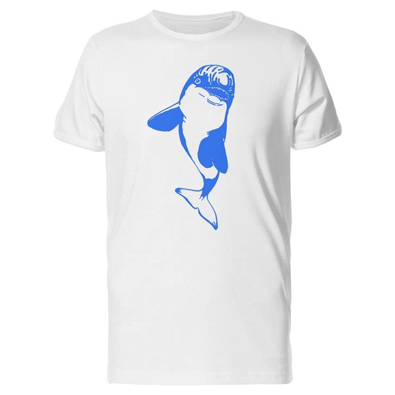Blue Blue Whale Sea Food Tee Men's -Image by Shutterstock