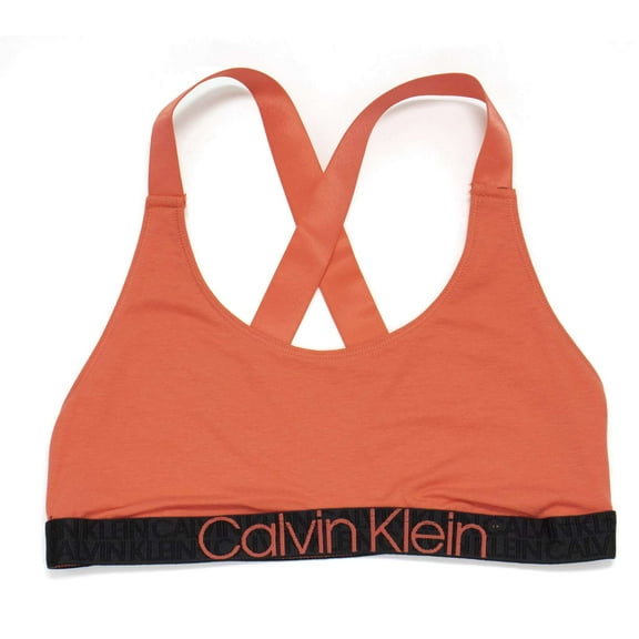 Calvin Klein Women's Reconsidered Comfort Unlined Bralette, Punch Pink,S - US