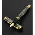 thumbnail image 2 of Xezo Xezo Maestro® 18K Gold Plated Fountain Pen (Medium Nib) - Tahitian Black Mother of Pearl, 2 of 10