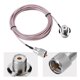 thumbnail image 2 of 5m coaxial cable, UHF PL-259 male to female socket adapter., 2 of 5