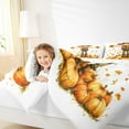 thumbnail image 5 of Manfei Cartoon Scarecrow Queen Comforter Set,Autumn Pumpkin Maples Bedding Sets,Hello Fall Bedding Comforter Set For Girls Boys,Super Cozy Room Decor Reversible,3pcs, 5 of 9