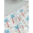 thumbnail image 6 of Musuos Toddler Boys Swim Trunks 6M 12M 18M 24M 3Y 4Y Shark/Tree Print Elastic Waist Swim Shorts Summer Beachwear for Infant, 6 of 8