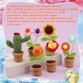 thumbnail image 5 of Crochet Kit for Beginners, Beginner Plant Crochet Kit, Cute Crochet Starter Kit with Video Tutorial, Complete Crochet Set to Make Flower, 5 of 7
