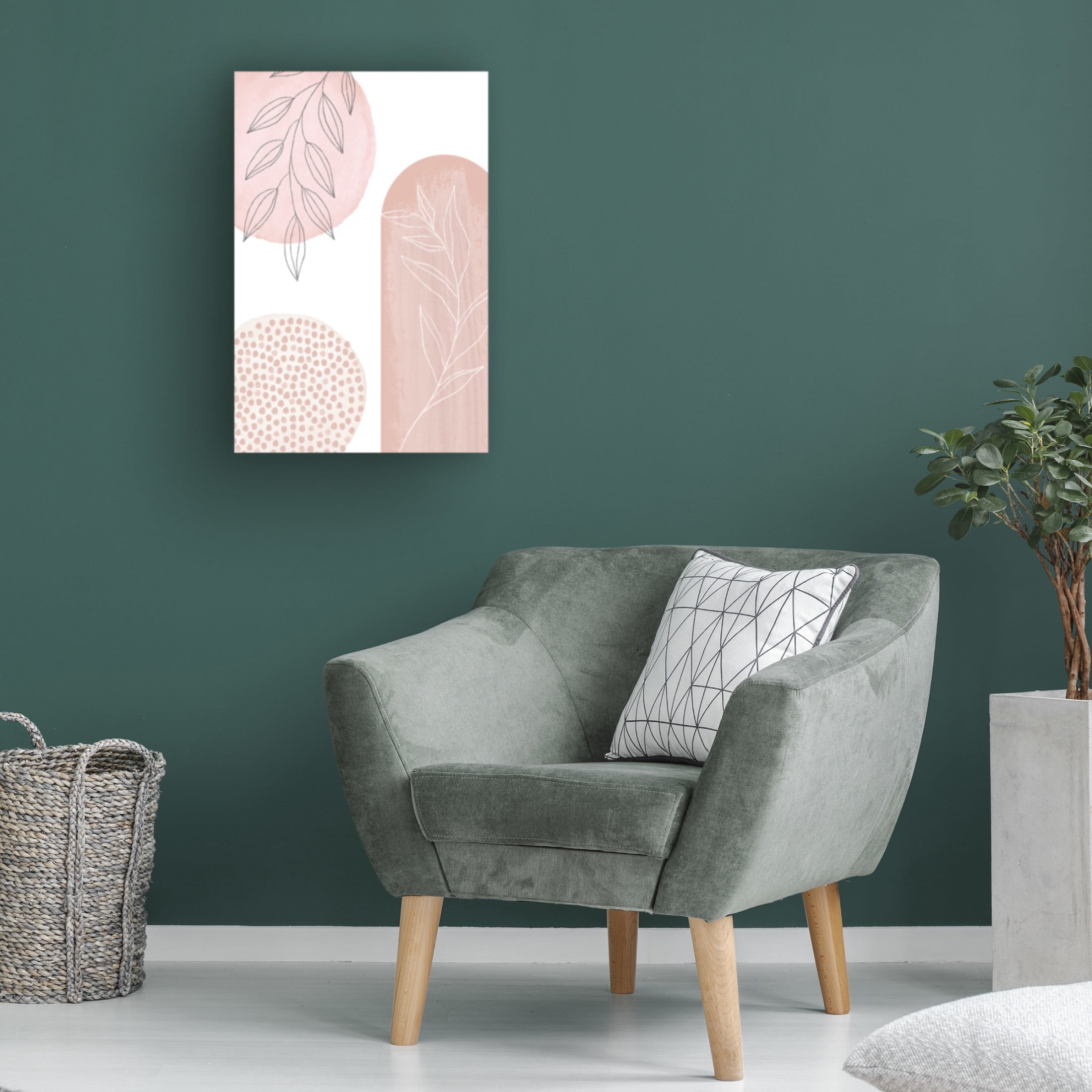 Trademark Fine Art Sally Ann Moss Love Pink 1 Canvas Wall Art