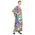 thumbnail image 4 of Miss Lavish London Kaftan Dress Women's Caftans Suiting Teens to Adult in Regular to Plus Size (Multi, XL), 4 of 5