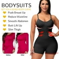 thumbnail image 5 of PRAETER Body Shaper Seamless Women Bodysuit Slimming Waist Trainer Shapewear Butt Lifter Chest Enhancing Full Slip Strappy-Backed, 5 of 10