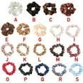 thumbnail image 2 of Large Intestine Circle Hair Tie Set Pure Color Cloth Hair Tie Headdress G7C7, 2 of 9