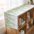 thumbnail image 6 of Table Runners 70 Inches Long Dress Scarves, Eucalyptus Leaves Farmhouse Coffee/Dining/Kitchen Table Decor, Holiday Table Runner, Green Summer Botanical Weeping 13x70 Inch, 6 of 9