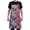 Abstract Hand Drawn Doodle, variant on Happy Pineapple Kitchen Apron with 2 Pockets Adjustable waterproof Cooking Aprons for Women Men Chef
