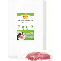 Beiled Vacuum Sealer Bags, 8" x 12" Commercial Grade PreCut Bag, BPA Free Food Vac Bags for Storage, Meal Prep or Sous Vide