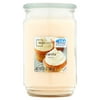 Mainstays Vanilla Scented Single-Wick Large Glass Jar Candle, 20 oz.