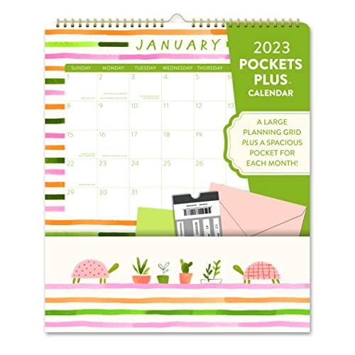 2023 Wall Calendar Spiral Desk Calendar Monthly Pocket Calendar 2023 