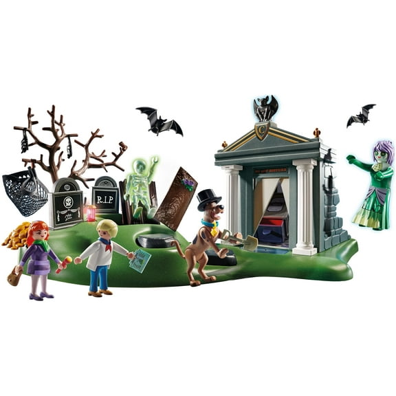 PLAYMOBIL SCOOBY-DOO! Adventure in the Cemetery Playset