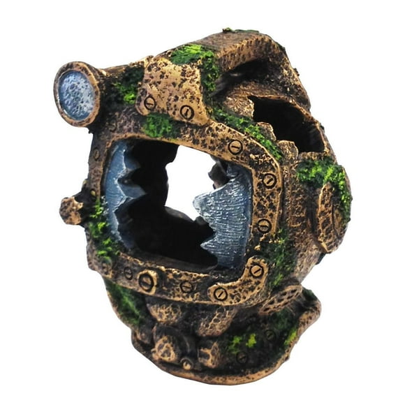 Penn-Plax Small Diver Helmet Aquarium Ornament- Resin