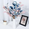 thumbnail image 3 of ZenCart Artificial Eucalyptus Leaf Branch 3 Fork Realistic Reusable Faux Green Plants Greenery Home Table Centerpiece Wedding Decoration Photo Props, 3 of 8