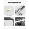 thumbnail image 6 of Grey Heavy Duty 10 x 20 FT Car Canopy Shelter, Portable Car Garage Tent for Weather Protection, 6 of 11