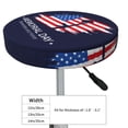 thumbnail image 4 of Round Bar Stool Seat Covers, Memorial Day Elastic Round Chair Cover Stool Seat Slipcover Bar Stool Cushions Round Pad for 12-14 inch, 4 of 7