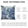 thumbnail image 5 of COMIO Chinese Style Blue And White Porcelain Decorative Pillow Covers Chinese Style Blue And White Porcelain Throw Pillow Case Cushion Cover for Couch, Indoor Outdoor Decorations Home Decor, 5 of 5