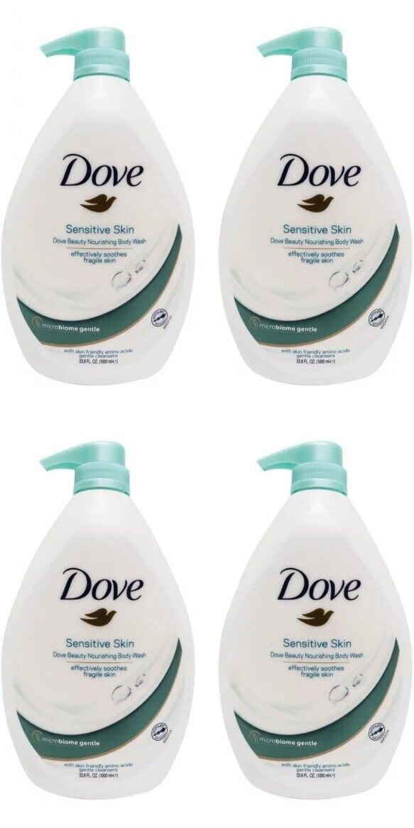 Dove Body Wash Deeply Nourishing W/Pump Sensitive Skin Hand Wash Liquid