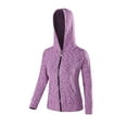 thumbnail image 1 of Innerwin Jacket Camouflage Women Workout Top Running Full Zip Racerback Coat Purple M, 1 of 2