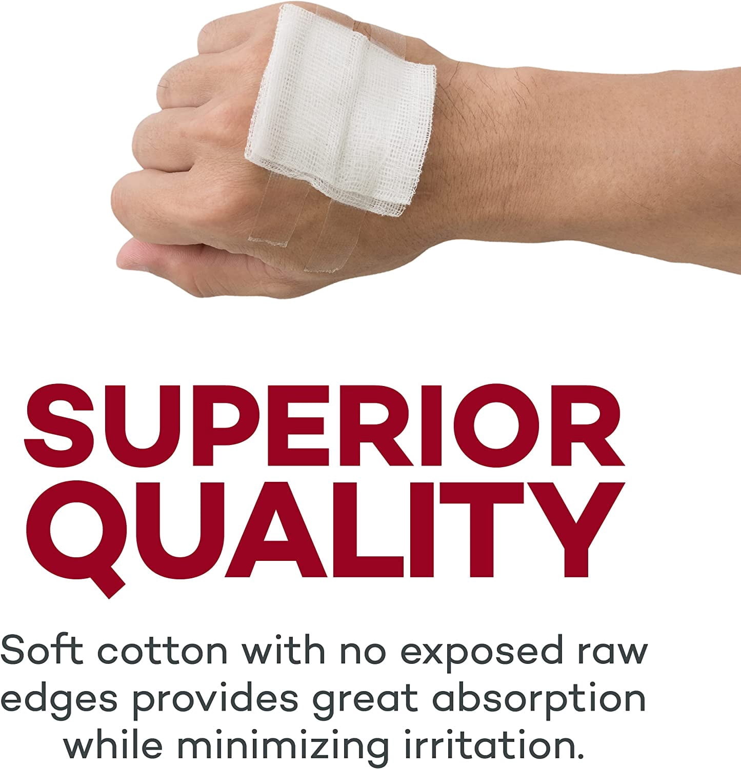 Dealmed 2" x 2" Premium Non-Woven Sponges, 4-Ply Absorbent Gauze Pads for First Aid Kits and Medical Facilities, Sterile 2's, 25 Pouches/Box (Case of 30)
