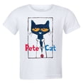 thumbnail image 2 of Pete The Cat - Frame with Button - Toddler Short Sleeve Graphic T-Shirt, 2 of 6