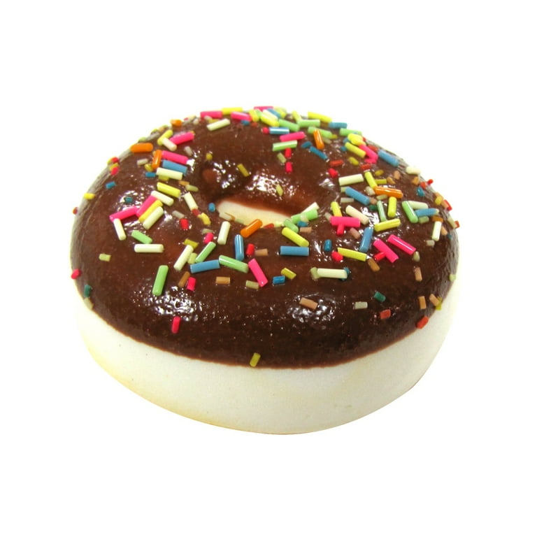 Fake Chocolate Donut Squish Stress Ball Toy Squeeze Foam Doughnut Prank Gag Gift Fake Chocolate Donut Squish Stress Ball Toy Squeeze Foam Doughnut Prank Gag Gift