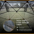 thumbnail image 5 of Arrowhead Outdoor 270° Vision 4.8x4.8 Ft Pop-up 2-3 Person See-through Hunting Stealth Deer Blind, 5 of 11