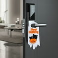 thumbnail image 5 of 2pcs Halloween Door Hanger Sign, Happy Halloween Felt Door Knob Sign for Office, Home, Hotel Door Decor, Pumpkin Ghost Halloween Decorations, 5 of 5