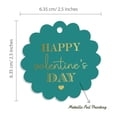 thumbnail image 6 of Inkdotpot Gold Foil Paper Hang Tags Happy Valentine's Day Valentine Favor Tags 50 Pieces, 6 of 6