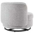 thumbnail image 2 of Relish Fabric Upholstered Upholstered Fabric Swivel Chair, 2 of 7