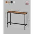 thumbnail image 4 of VASAGLE Bar Table, Narrow Long Bar Table, Kitchen Dining Table, High Pub Table, Sturdy Metal Frame, Industrial Design, 15.7 x 47.2 x 35.4'', 4 of 7