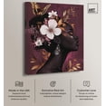 thumbnail image 2 of She Blooms in Darkness I Canvas Fashion Florals by Art Remedy, Gallery Wrapped, 20 x 24, 2 of 7