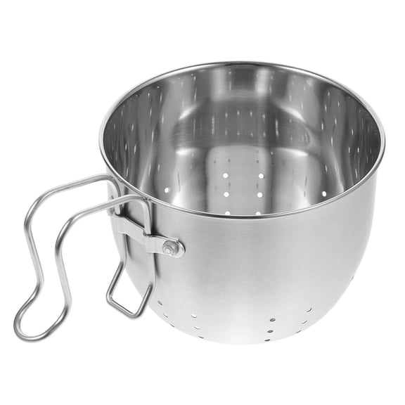 WRITWAA Silver Kitchen Multi-Functional Vegetable Drain Basket, 1 Piece, Durable and Practical