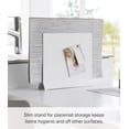thumbnail image 2 of Yamazaki Home Placemat Stand, White, Steel, Floating Design, 2 of 7