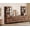 Brown, variant on WAMPAT 4 PCS 72" Tall Modern Bookcase with 6 Drawers & Adjustable Shelves, Library Bookshelf with Storage Cabinet & Open Shelving, Freestanding Bookcases for Home Office, Living Room, Oak
