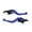 Blue, variant on Adjustable Double Disc Brake Motorcycle Modification Accessory Double Disc Brake Handle Lever for Scooters Electric Bike