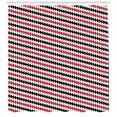 thumbnail image 3 of Ambesonne Abstract Shower Curtain, Zigzag Chevron Lines Art, 69"Wx70"L, Vermilion White, 3 of 3