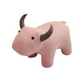thumbnail image 1 of Bonitos reposapiés de animales con cojín de asiento suave, decoración del hogar, taburete estable para niños. Rosa, 1 of 9