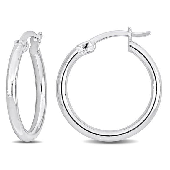 Everly Women's 20mm Sterling Silver Hoop Earrings